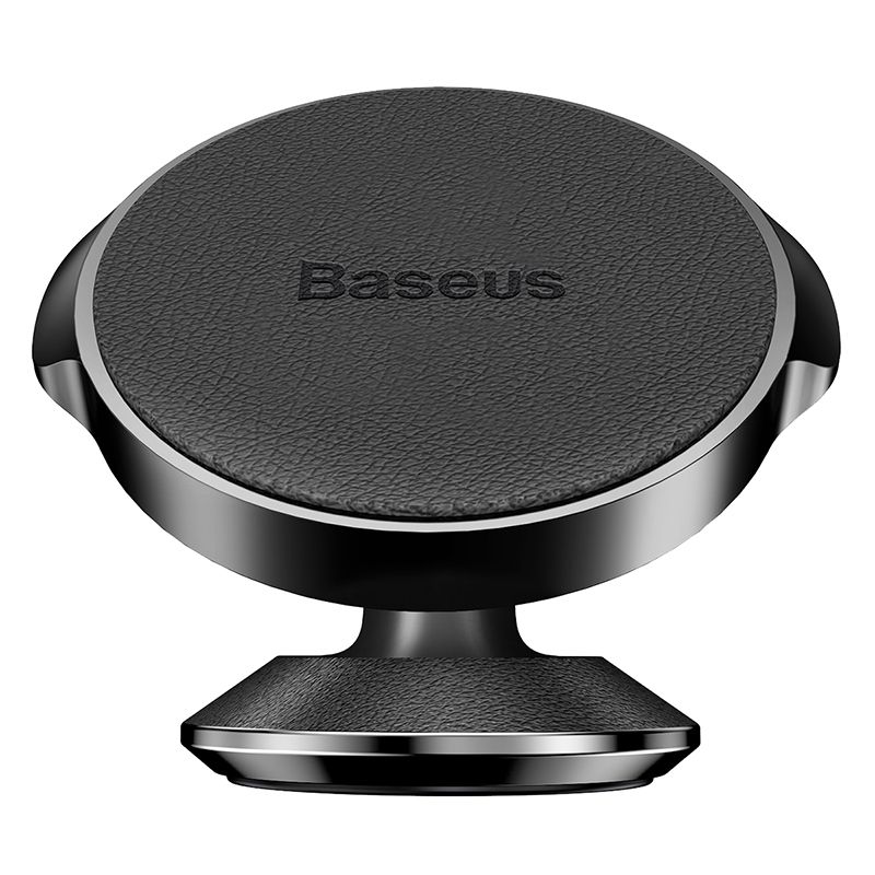  Магнитный автомобильный держатель для телефона Baseus Small Ears Series Vertical type, цвет -  черная кожа